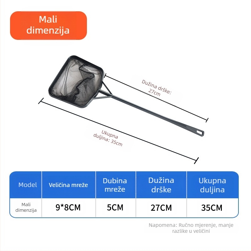 Ribarska mreža za ribolov u akvariju, gusta mreža, mala ribarska mreža za ribolov, dječja ribarska mreža, vreća za ribarsku mrežu, zlatne ribice, ukrasne ribe, žetva škampa, mreža za ribolov, vreća za ribarsku mrežu