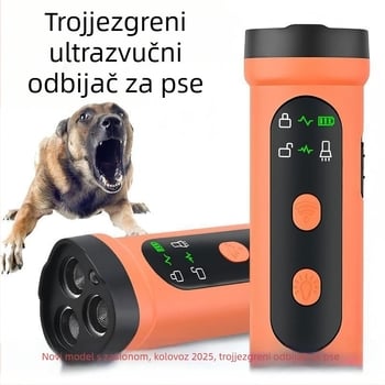 Mini ultrazvučni repelent za pse, uređaj za odbijanje lajanja velike snage za obuku na velike udaljenosti, uređaj za odbijanje i plašenje pasa, vanjski uređaj za samoobranu i protiv lajanja