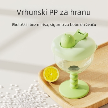 Čašica za piće za bebe za učenje, čaša od PP materijala, kućanska dječja slamnata čaša, čaša za mlijeko protiv pada s vagom, veleprodaja