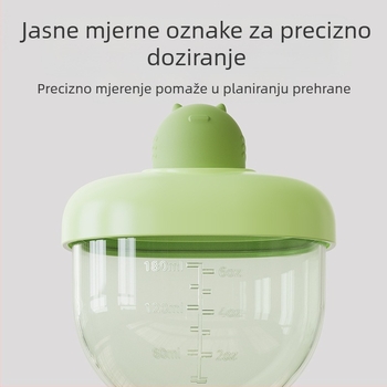 Čašica za piće za bebe za učenje, čaša od PP materijala, kućanska dječja slamnata čaša, čaša za mlijeko protiv pada s vagom, veleprodaja