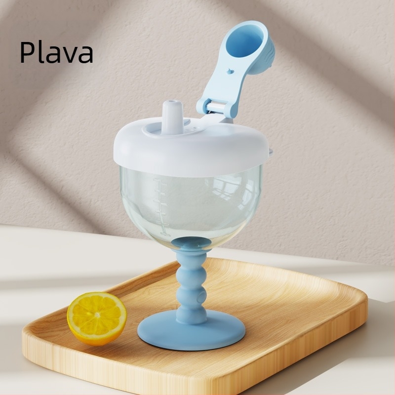 Čašica za piće za bebe za učenje, čaša od PP materijala, kućanska dječja slamnata čaša, čaša za mlijeko protiv pada s vagom, veleprodaja