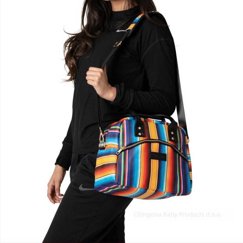 Na zalihi nova tvornička izravna prekogranična kožna digitalni tisak izolacijska torba za mame torba za rame torbu za majku i bebu