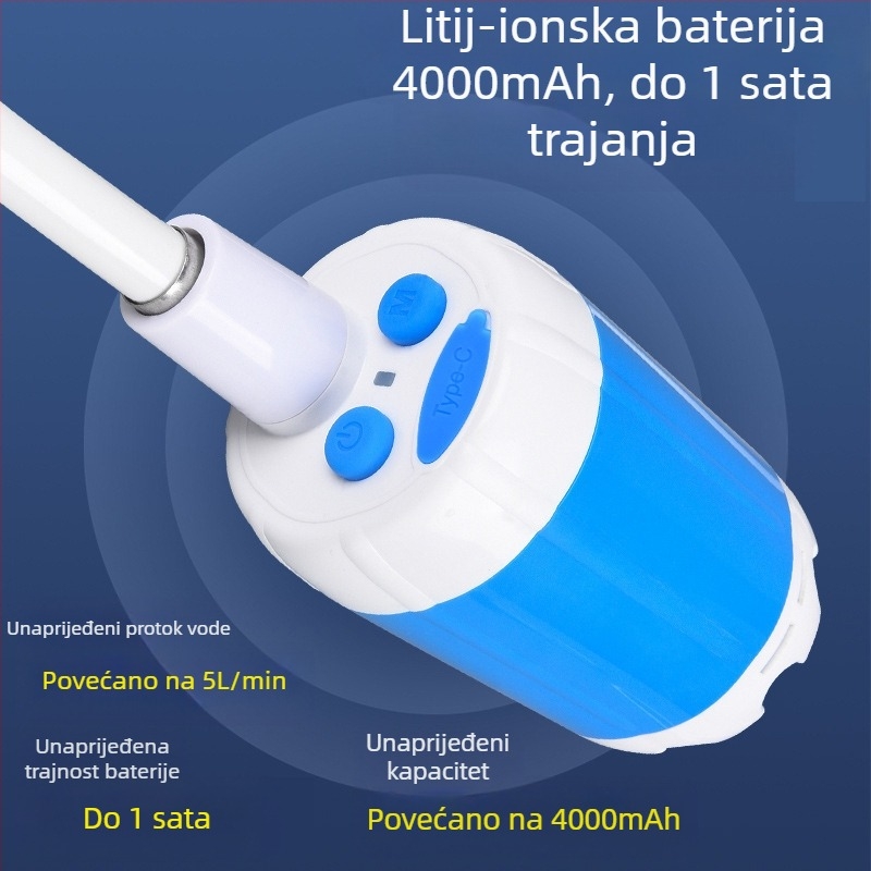 Prekogranična vanjska tuš kada Praktična oprema za kampiranje u spavaonici Tuš Tuš punjivi set za tuširanje