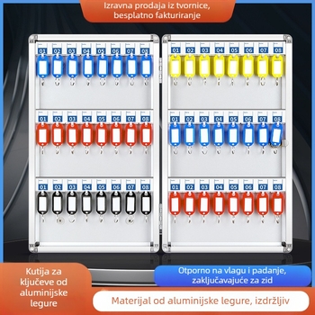 Kutija za ključeve Zidna kutija za upravljanje Ormarić za ključeve agencije za nekretnine Ormarić za upravljanje Kutija za pohranu ključeva od automobila Zidna kutija