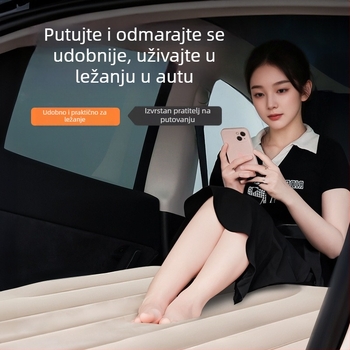 Automobilski napuhani krevet, madrac za prtljažnik Tesla Model Y, vanjska prostirka za spavanje u kampu, krevet za spavanje na stražnjem dijelu automobila