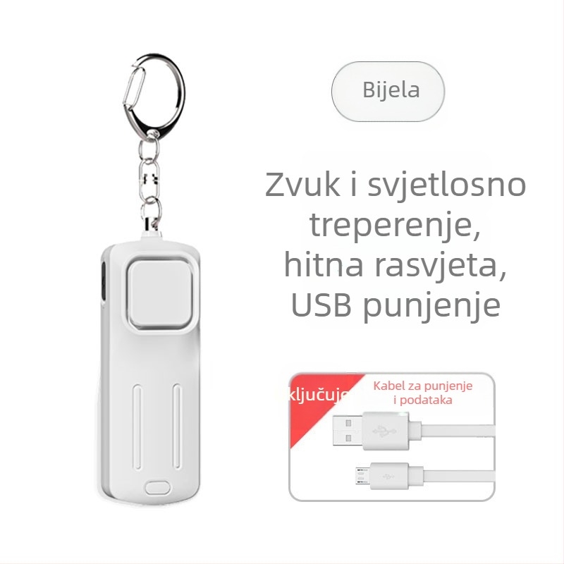 Osobni Wolf alarm punjiva svjetiljka prijenosna prijenosna inteligentna vanjska SOS lampa