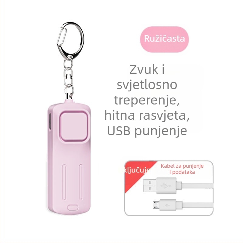 Osobni Wolf alarm punjiva svjetiljka prijenosna prijenosna inteligentna vanjska SOS lampa