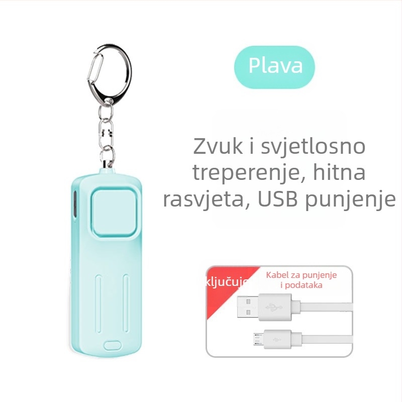 Osobni Wolf alarm punjiva svjetiljka prijenosna prijenosna inteligentna vanjska SOS lampa