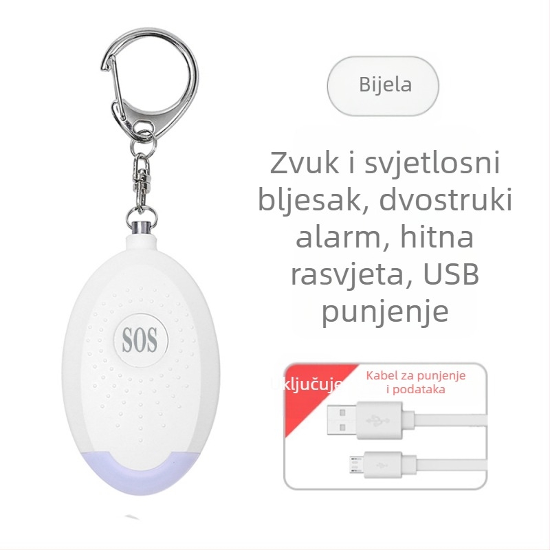 Osobni Wolf alarm punjiva svjetiljka prijenosna prijenosna inteligentna vanjska SOS lampa