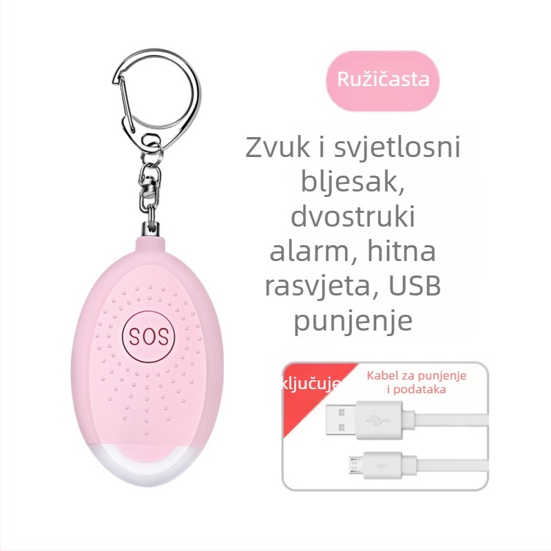 Osobni Wolf alarm punjiva svjetiljka prijenosna prijenosna inteligentna vanjska SOS lampa