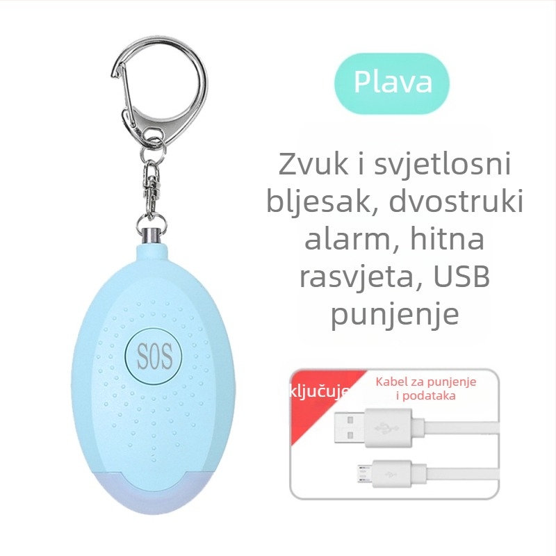 Osobni Wolf alarm punjiva svjetiljka prijenosna prijenosna inteligentna vanjska SOS lampa