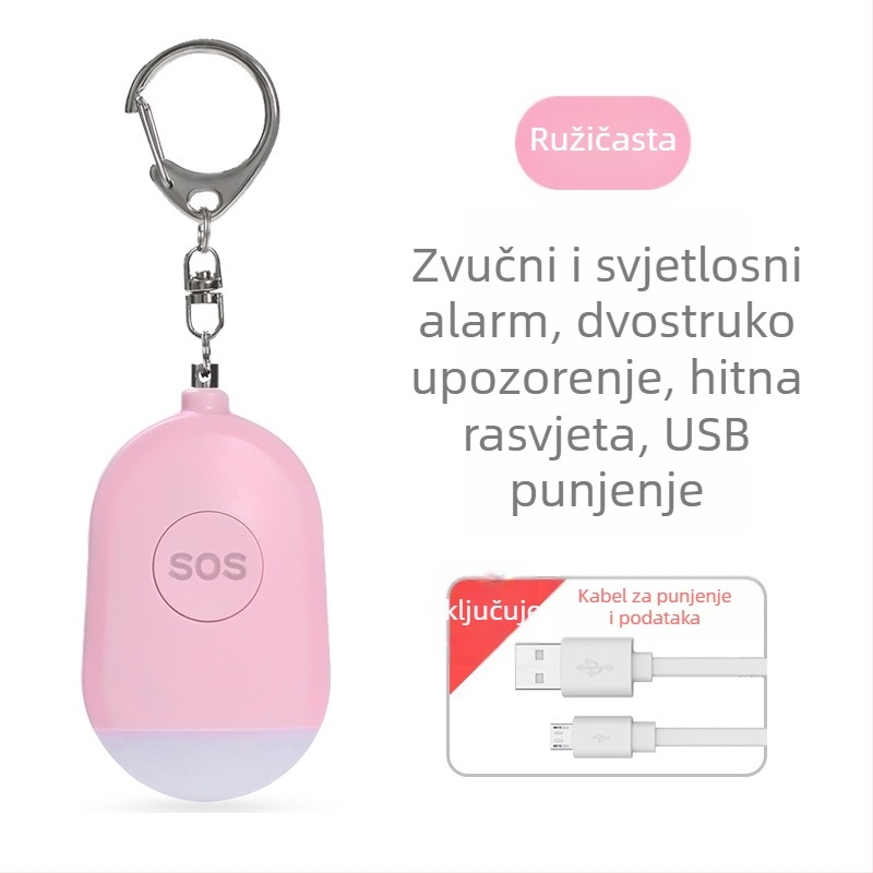 Osobni Wolf alarm punjiva svjetiljka prijenosna prijenosna inteligentna vanjska SOS lampa
