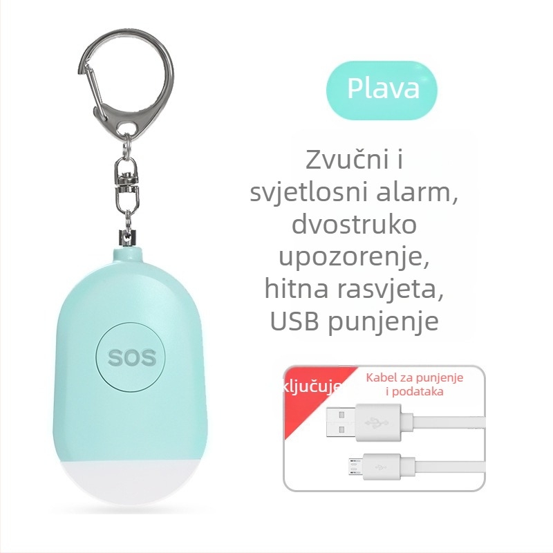 Osobni Wolf alarm punjiva svjetiljka prijenosna prijenosna inteligentna vanjska SOS lampa