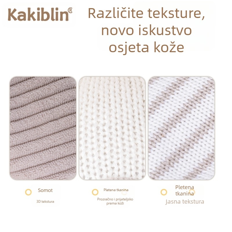 Novi kakiblin pleteni vuneni zvončić za bebe, umirujući prsten za ruku, poklon za novorođenče