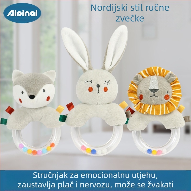 Prsten za smirenje bebe, prsten za hvatanje, igračka za novorođenče, slagalica, prsten za ruku