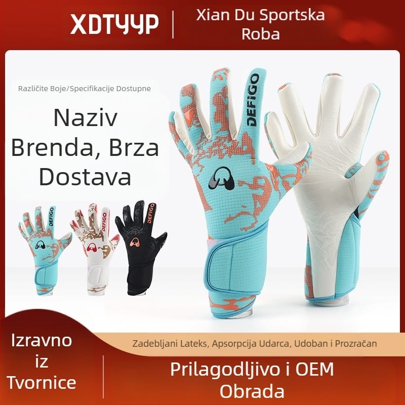 Nove profesionalne rukavice za vratare, rukavice za vratare, nogometne rukavice za trening, natjecanje, neklizajuće rukavice za vratare