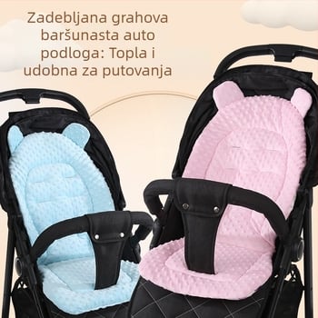 Dječja kolica Pamučna podloga Debela pamučna podloga Jastuk za blagovaonsku stolicu Jesenski i zimski jastuk za kišobran Univerzalna pamučna podloga za sva godišnja doba
