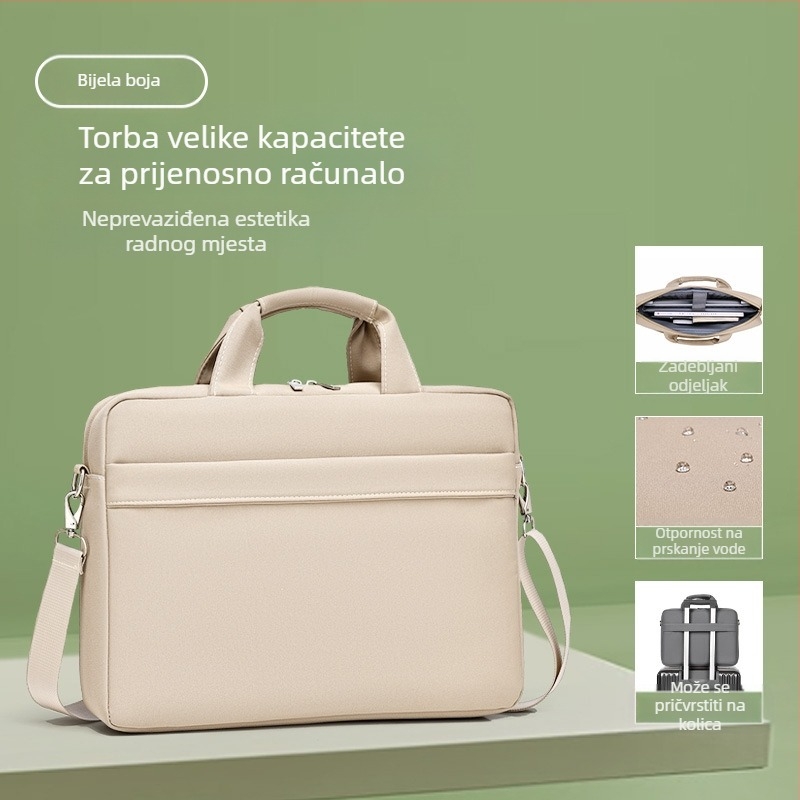 Prijenosna torba za laptop 15,6 inča 14 inča torba za prijenosno računalo aktovka poslovna torba otporna na prskanje za muškarce i žene 17 inča