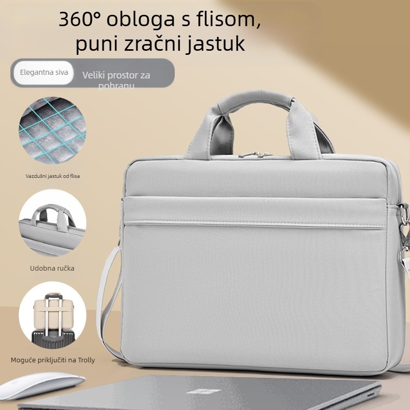 Prijenosna torba za laptop 15,6 inča 14 inča torba za prijenosno računalo aktovka poslovna torba otporna na prskanje za muškarce i žene 17 inča