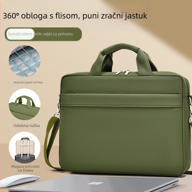 Prijenosna torba za laptop 15,6 inča 14 inča torba za prijenosno računalo aktovka poslovna torba otporna na prskanje za muškarce i žene 17 inča
