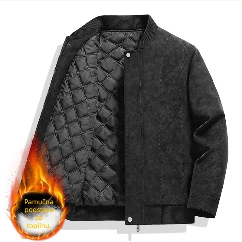 Proljetna i jesenska nova vanjska trgovina veleprodaja motociklistička jakna tinejdžerska muška antilop PU jakna muška ležerna kožna vjetrootporna