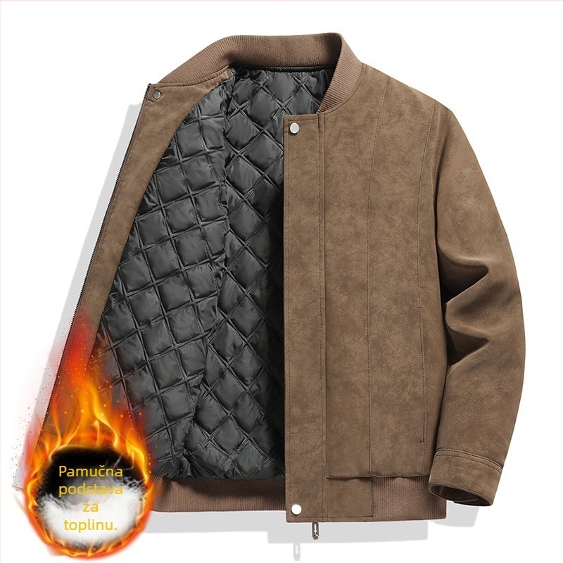 Proljetna i jesenska nova vanjska trgovina veleprodaja motociklistička jakna tinejdžerska muška antilop PU jakna muška ležerna kožna vjetrootporna