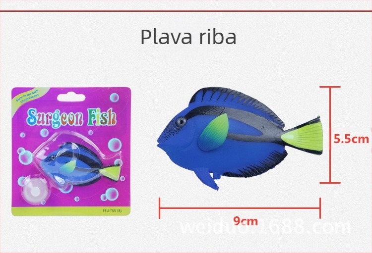 Simulacija uređenja akvarija za ribe morske ribe ukrasi za akvarij lažne ribe plastične plivačke lažne ribe svjetleće ribe ukrasne ribe