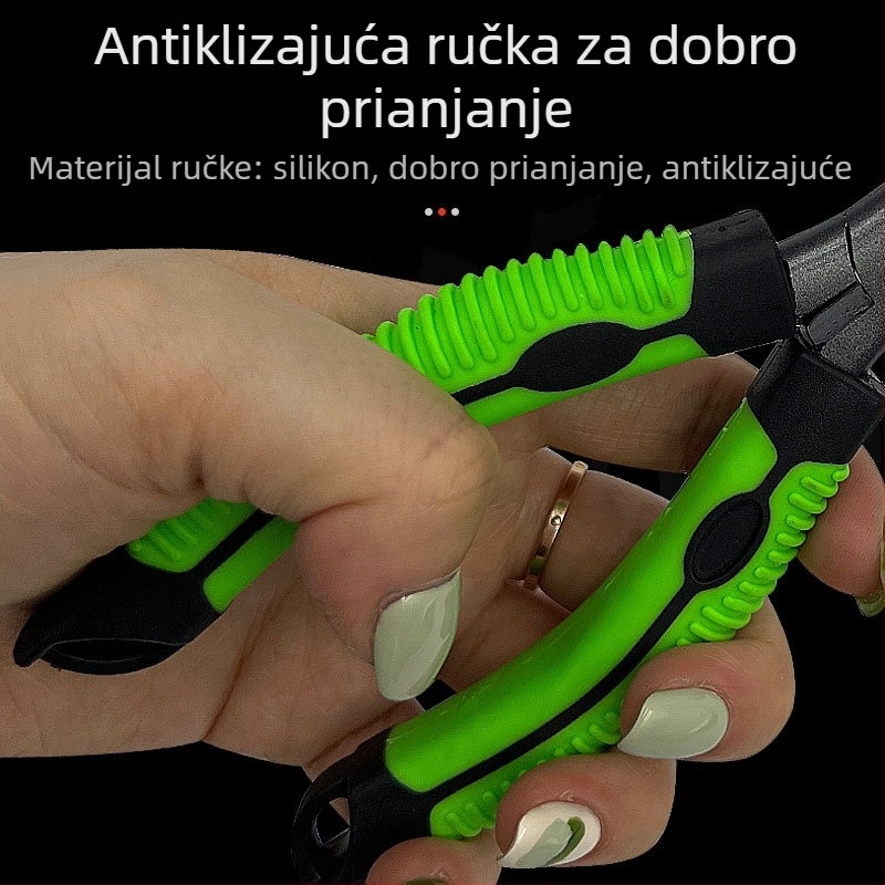 Ribolovni pribor bakrena cijev dvostruka bakrena cijev držač ribolovne strune kućište kliješta za krimpovanje ribolovna čelična žica stezaljka kliješta za krimpovanje cijevi odijelo