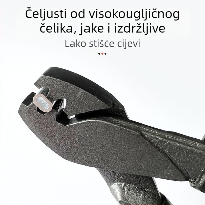 Ribolovni pribor bakrena cijev dvostruka bakrena cijev držač ribolovne strune kućište kliješta za krimpovanje ribolovna čelična žica stezaljka kliješta za krimpovanje cijevi odijelo