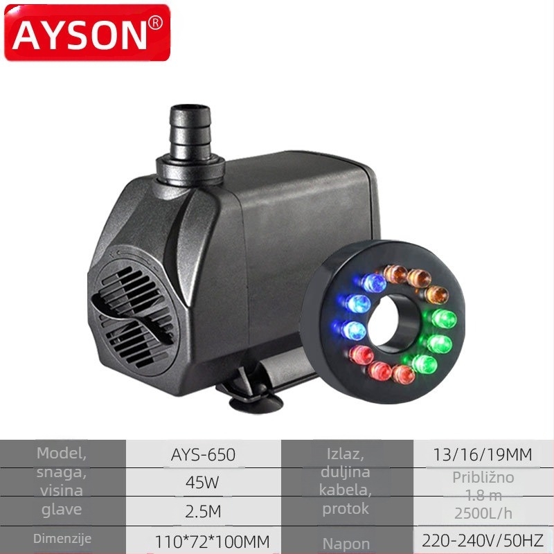 110V/220V osvijetljena fontana za kamenjare s tekućom vodom, pumpa za cirkulaciju vode, opskrba Amazonom za SAD/Europu/UK/Australiju