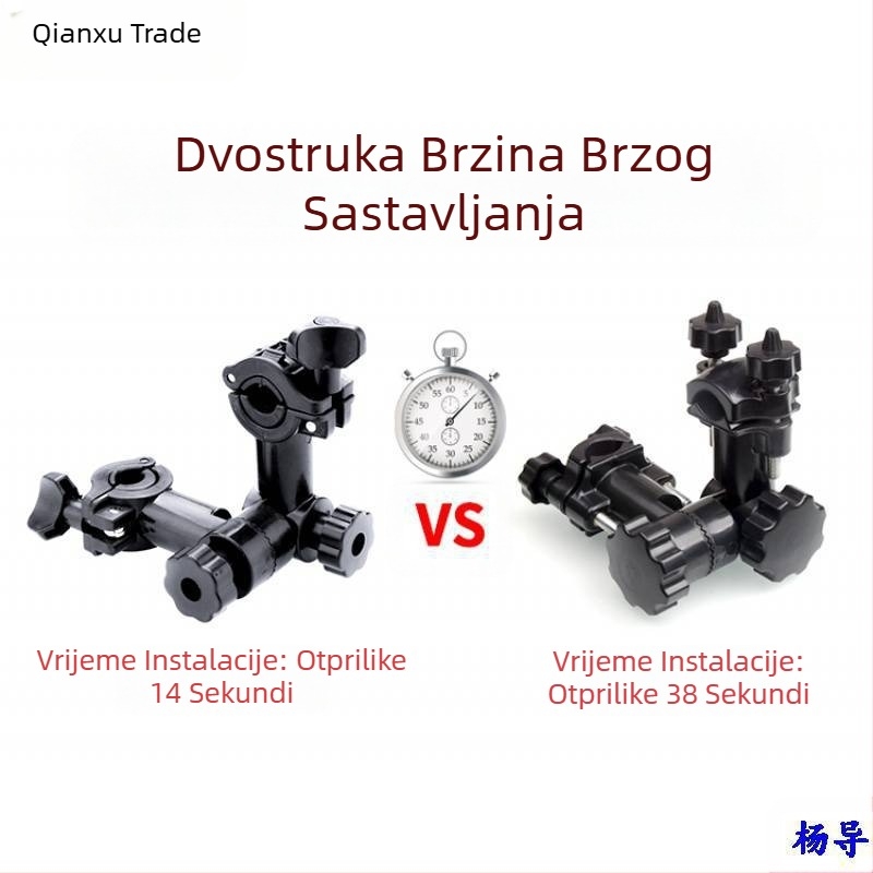 Univerzalni konektor za ribolovni kišobran, višenamjenski pribor za ribolovne stolice, baterija, zaštita ribe, ploča za mamac, univerzalni nosač za ribolovne kišobrane 360 stupnjeva