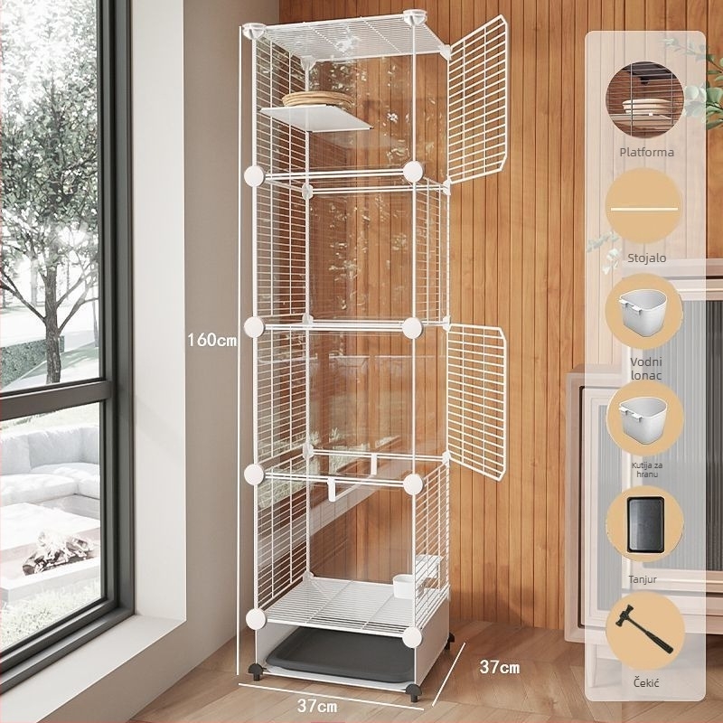 Veliki kavez za ptice za kućnu upotrebu, luksuzna vila za papigice i nimfe, novi model otporan na prskanje za male ptice poput vrabaca i papigica