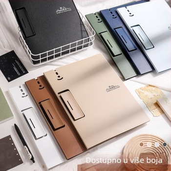 Maillard A4 kopča za ploču, uredska mapa u boji Mocha Mousse, visokokvalitetna višenamjenska podloga za pisanje i slikanje za učenike