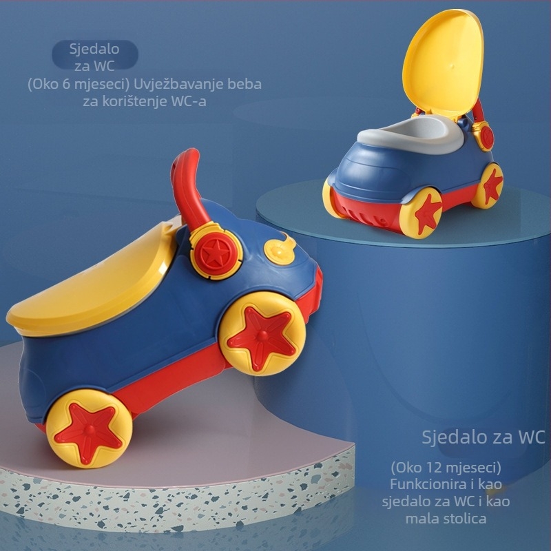 Auto dječji WC, otvor za dječji WC, slatki plastični