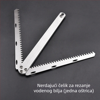 Nož za vodeno sidro, specijalna kosilica za ribolov, čupač za plijevljenje i travu, udica za hvatanje trave u divljini, artefakt za hvatanje trave