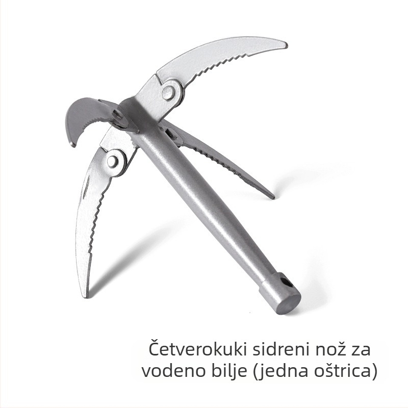 Nož za vodeno sidro, specijalna kosilica za ribolov, čupač za plijevljenje i travu, udica za hvatanje trave u divljini, artefakt za hvatanje trave