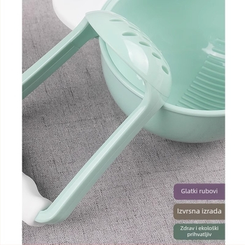 Mlinac za dodatke prehrani od pirea od jabuka, ručni stroj za dodatke prehrani za bebe, dječja hrana, voćni pire, zdjela za mljevenje pirea od povrća za djecu