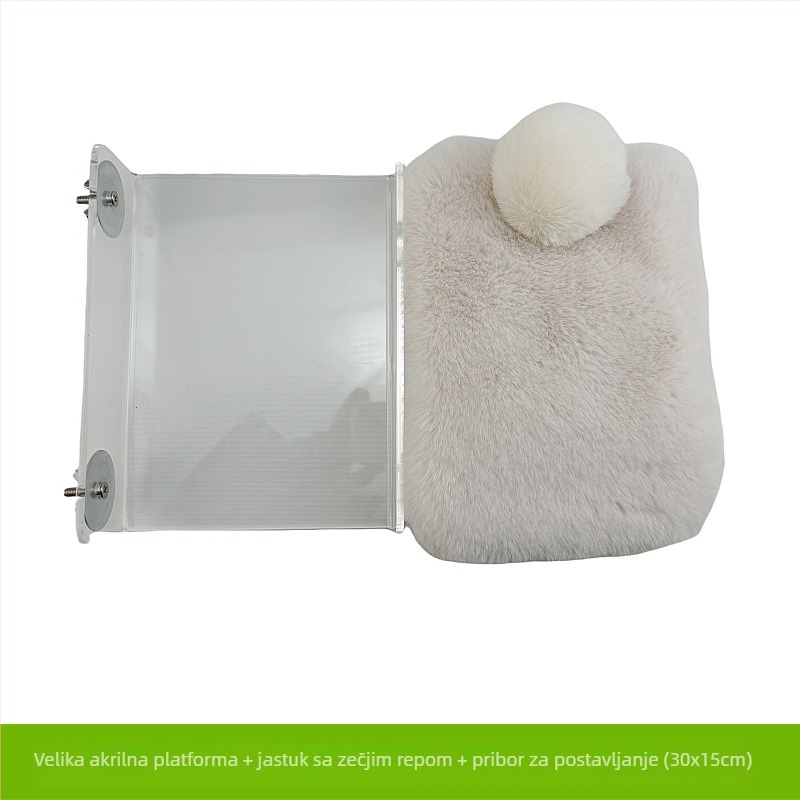 Krevet za papige, gnijezdo za spavanje, grijač za noge, platforma, topla viseća mreža, pamučna podloga, zimski madrac za kauč, crni feniks, božur, pribor za ptičji kavez