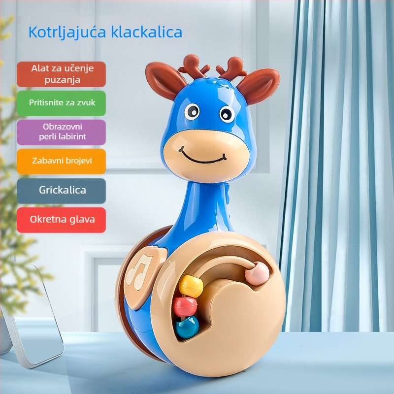 Klizna kugla za bebe, udobna slagalica za rano obrazovanje 3-12 mjeseci za učenje puzanja, igračke za bebe od 1-3 godine