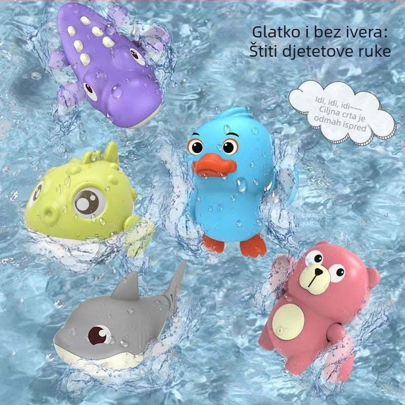 Dječje igračke za kupanje TikTok za plivanje u vodi kornjača životinja za bebe dječake djevojčice igračke za kupanje u kupaonici