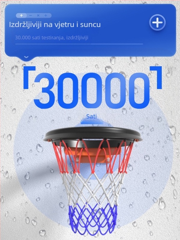 PU prijenosni okvir za košarkašku mrežu za unutarnju i vanjsku upotrebu, odvojivi profesionalni košarkaški okvir, prijenosna mreža, odvojivi okvir mreže