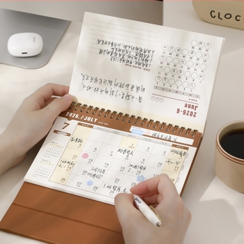 Xinmo 2026 Osnovni stolni kalendar Retro Jednostavni plan prijave Uredski stolni kalendar s porukama i podsjetnicima Ukrasi