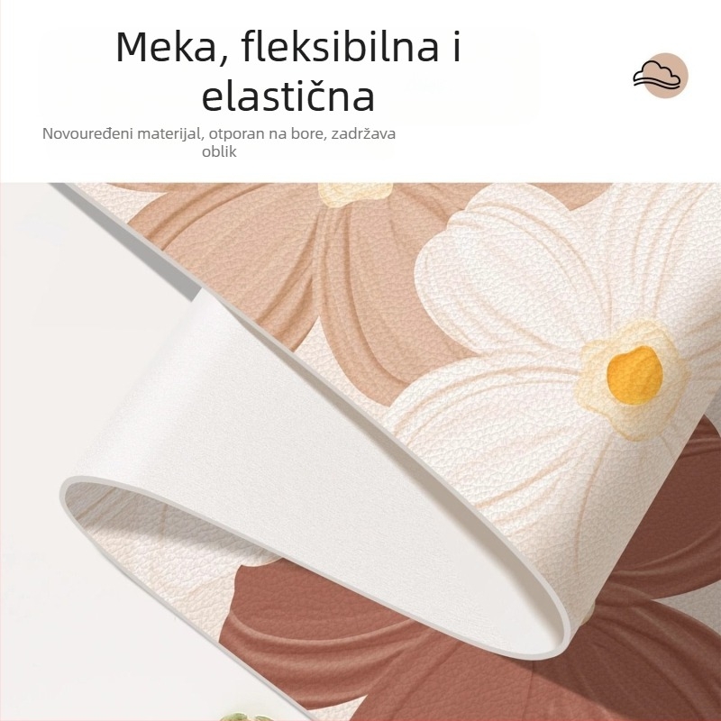 Visokokvalitetna prostirka za toaletni stolić, lagana luksuzna, vrhunska radna površina, zaštitna prostirka za stol, stolnjak za toaletni stolić koji se može rezati