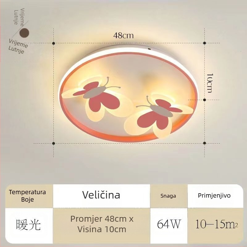 Spavaća soba Dječja svjetla Kućna moderna LED topla romantična kreativna svjetla oblaci jednostavna sobna svjetla geometrijske lampe za dnevni boravak