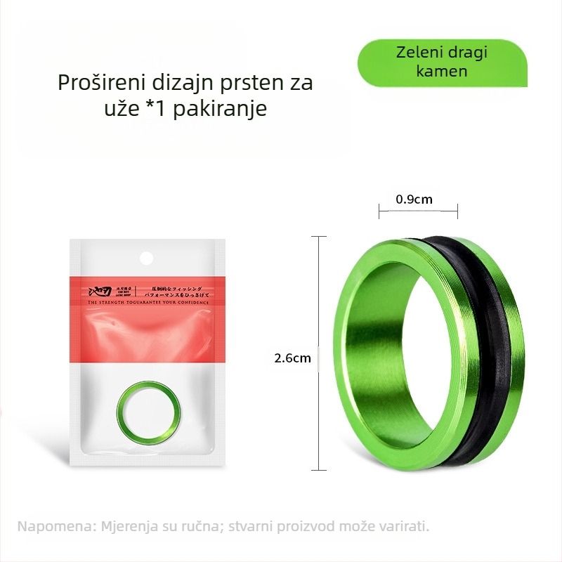 Izvlakač prstenova za ribolovnu strunu od aluminijske legure, protuklizni izvlakač ribolovne strune, prijenosni veleprodaja