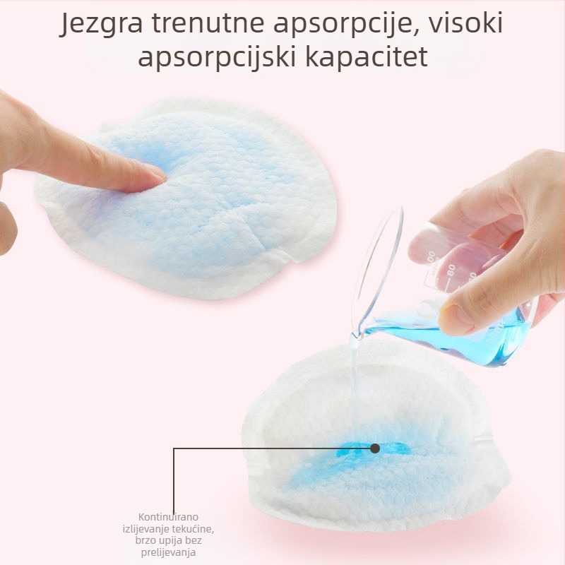 Jastučići za grudi protiv prelijevanja, ultra tanki jastučići za jednokratnu upotrebu s pastom za dojke protiv prelijevanja, jastučići za mlijeko u pasti za dojenje, jastučići za grudi za dojenje zimi i proljeću