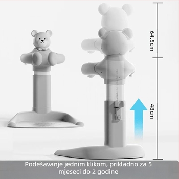 Vertikalni tuš za dojenčad, stojeća kupka za bebe, artefakt, protiv pada i protuklizni, okvir za tuširanje za malu djecu