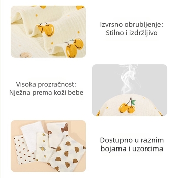 Jednoslojni i dvoslojni omot za novorođenče od čistog pamuka, omot za bebe, ručnik za povijanje novorođenčadi, omot za rađaonicu, ljetni tanki stil