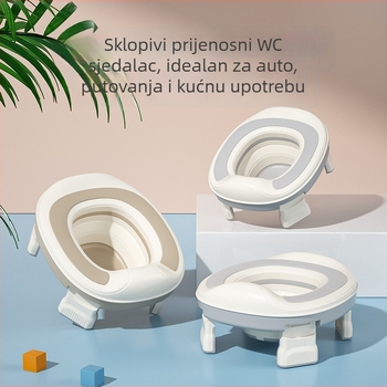 Prijenosna vanjska WC sjedala za bebe, mobilna WC za bebe u automobilu, prijenosna dječja sklopiva WC sjedala