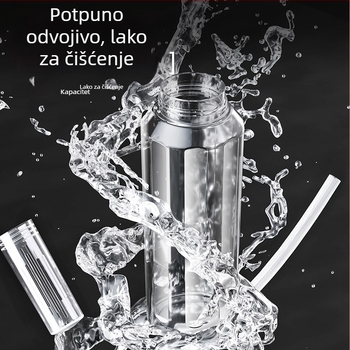 Tritan velika zapremnina plastična šalica za vodu otporna na visoke temperature Sportska šalica za odvajanje čaja veleprodaja ženske ljetne Ton šalice
